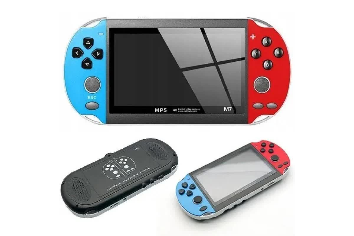 Ігрова портативна консоль M7 4,3 "IPS 10000 ігор (28830524) - фото 2 Ігрова портативна консоль M7 4,3 "IPS 10000 ігор (28830524) - фото 2