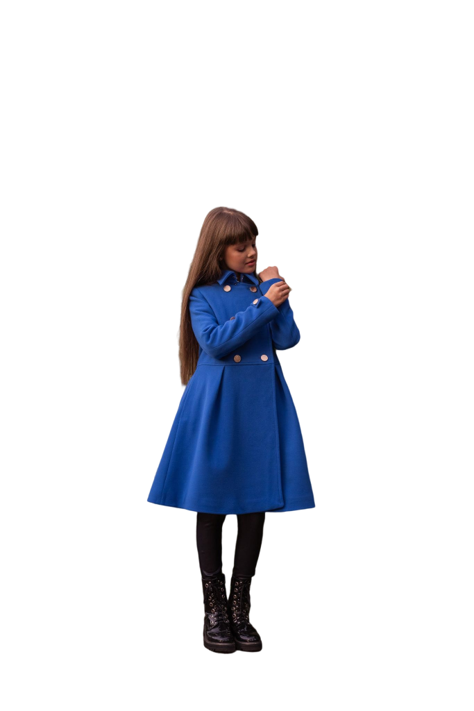 Пальто дитяче демісезонне для дівчинки 134-140 см Електрик (Pv/134-140) - фото 4 Пальто дитяче демісезонне для дівчинки 134-140 см Електрик (Pv/134-140) - фото 4