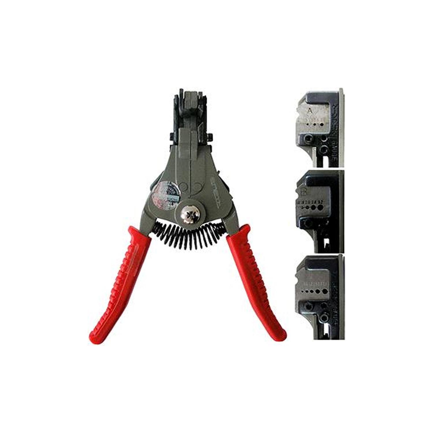 Кліщі cтрипер E.NEXT e.tool.strip.700.n.0,5.3,2 для зняття ізоляції 0,5-3,2 мм2 (t004004)