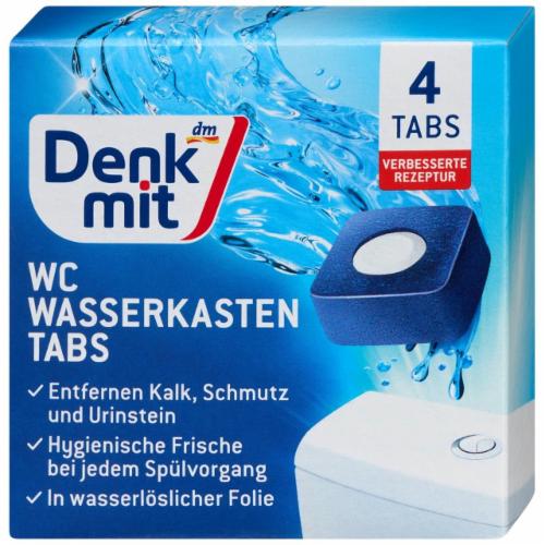 Таблетки чистящие унитаза DM WC Wasserkasten Tabs 4 шт. (32171803)