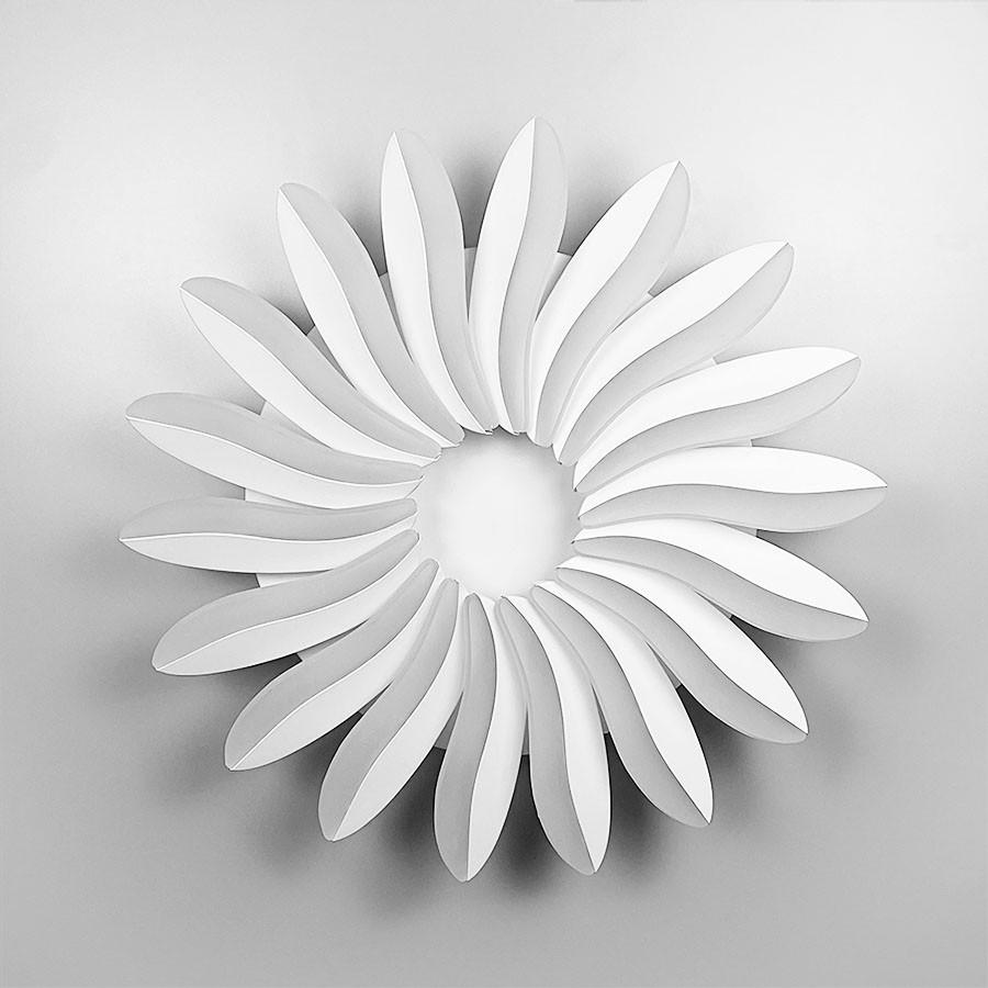 Люстра потолочная LED в виде цветка 57 Вт Белый (3296/550)