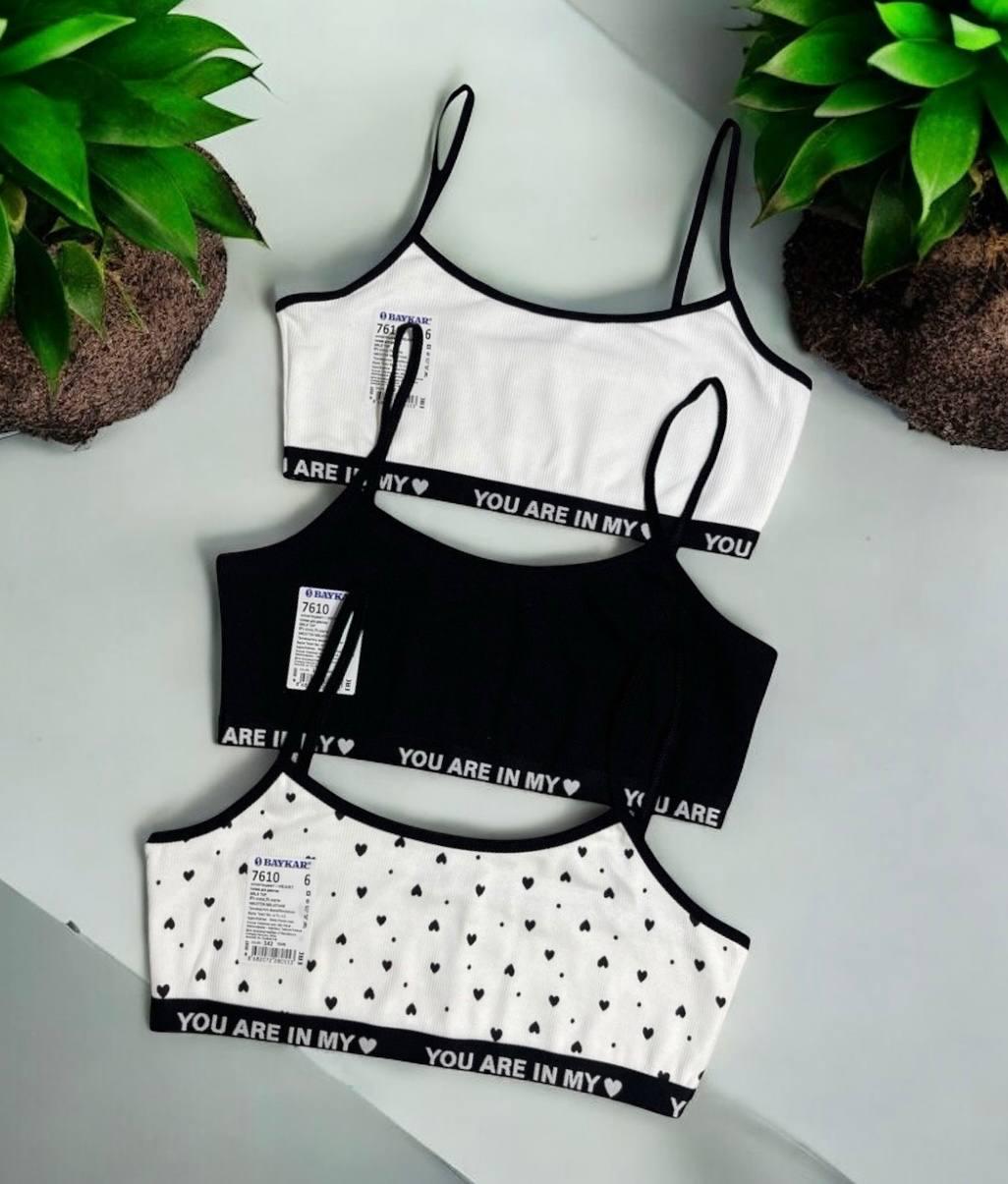 Набор топов для девочки-подростка в рубчике BAYKAR р. 8 170-176 см 15-16 лет 3 шт. (7610-142) Набор топов для девочки-подростка в рубчике BAYKAR р. 8 170-176 см 15-16 лет 3 шт. (7610-142)