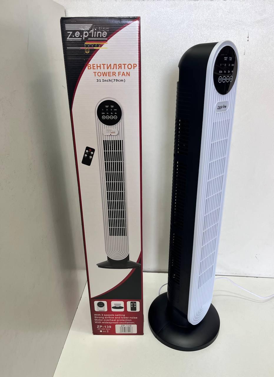 Вентилятор Zepline ZP-139 напольный колонный с пультом 500 Вт Белый (ZP-139) - фото 3 Вентилятор Zepline ZP-139 напольный колонный с пультом 500 Вт Белый (ZP-139) - фото 3
