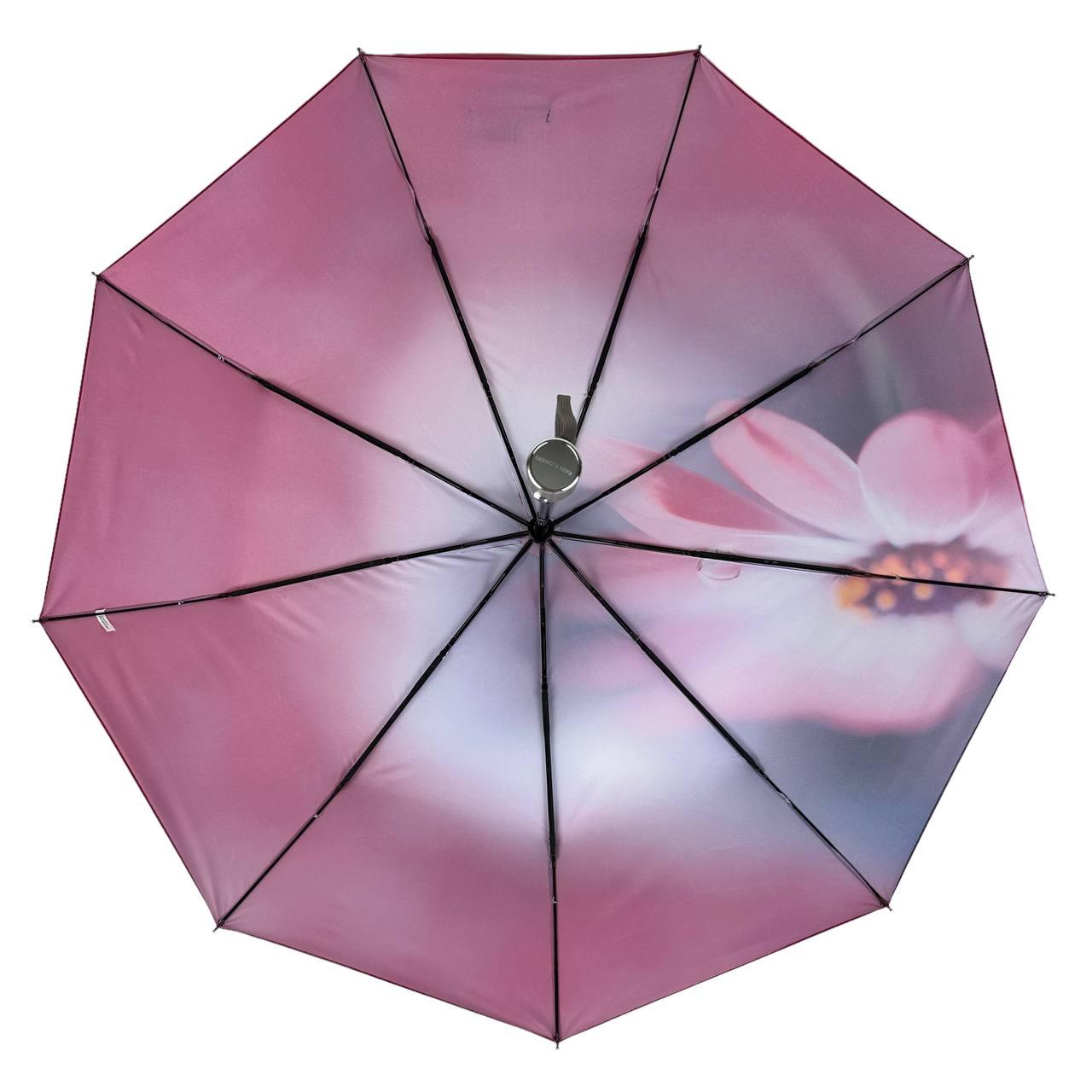 Зонт женский автомат Rain Flower цветочный принт в подарочной упаковке с платком (01030-3) - фото 4 Зонт женский автомат Rain Flower цветочный принт в подарочной упаковке с платком (01030-3) - фото 4