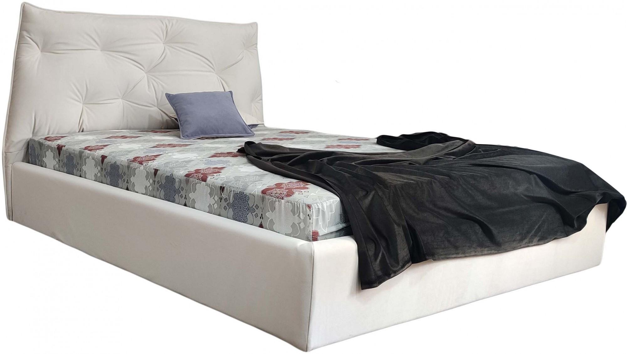 Кровать двуспальная Mayflower Comfort Simple с подъемным механизмом и нишей для белья 180x190 см Айвори - фото 2 Кровать двуспальная Mayflower Comfort Simple с подъемным механизмом и нишей для белья 180x190 см Айвори - фото 2