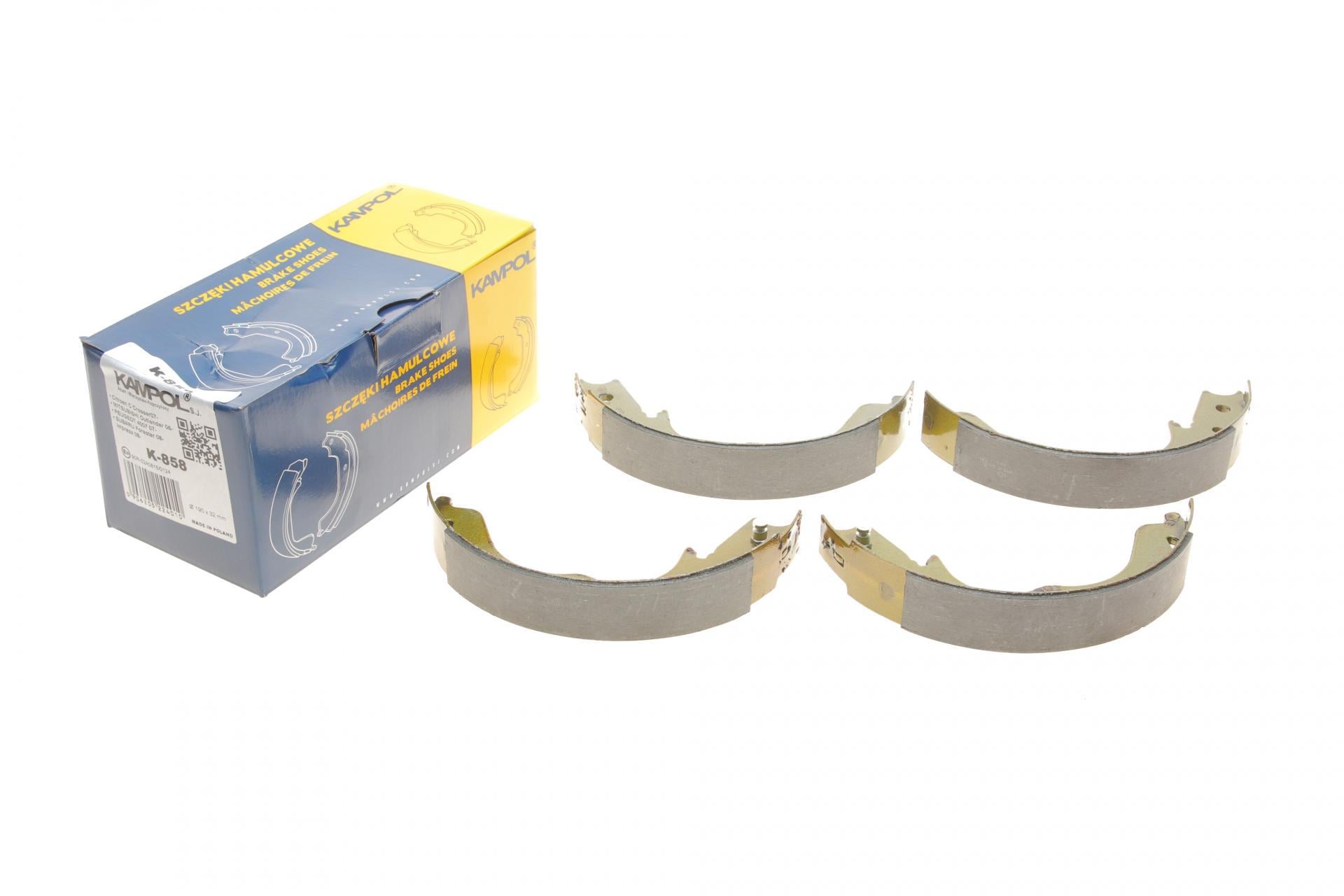 Колодки ручника KAMPOL K-858 Mitsubishi Grandis 04-/Outlander II/Subaru Forester 08-190x32