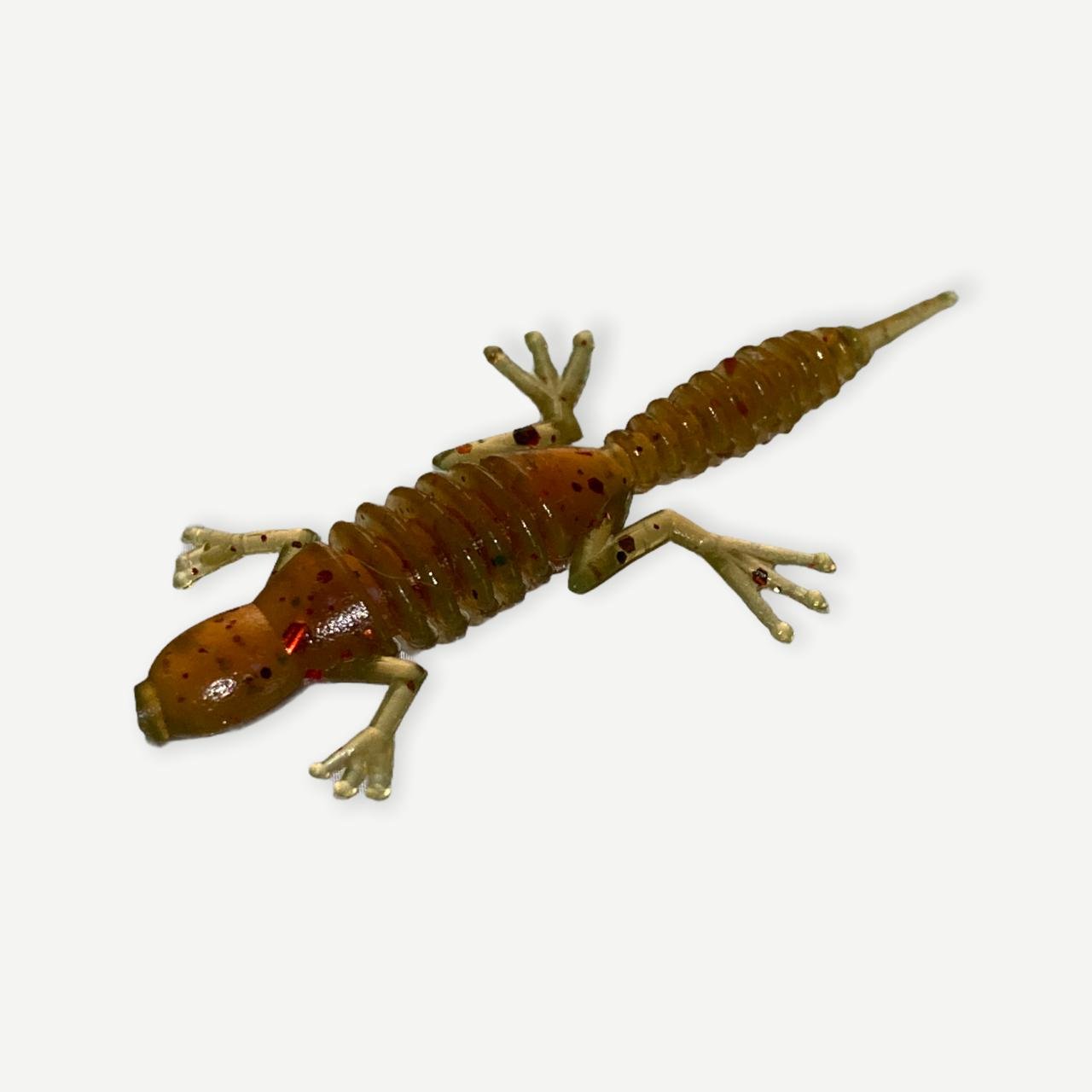 Силіконові приманки Big Baits Gekko річкова серія 1,6" 10 шт. # 107 Motoroil (1169107)