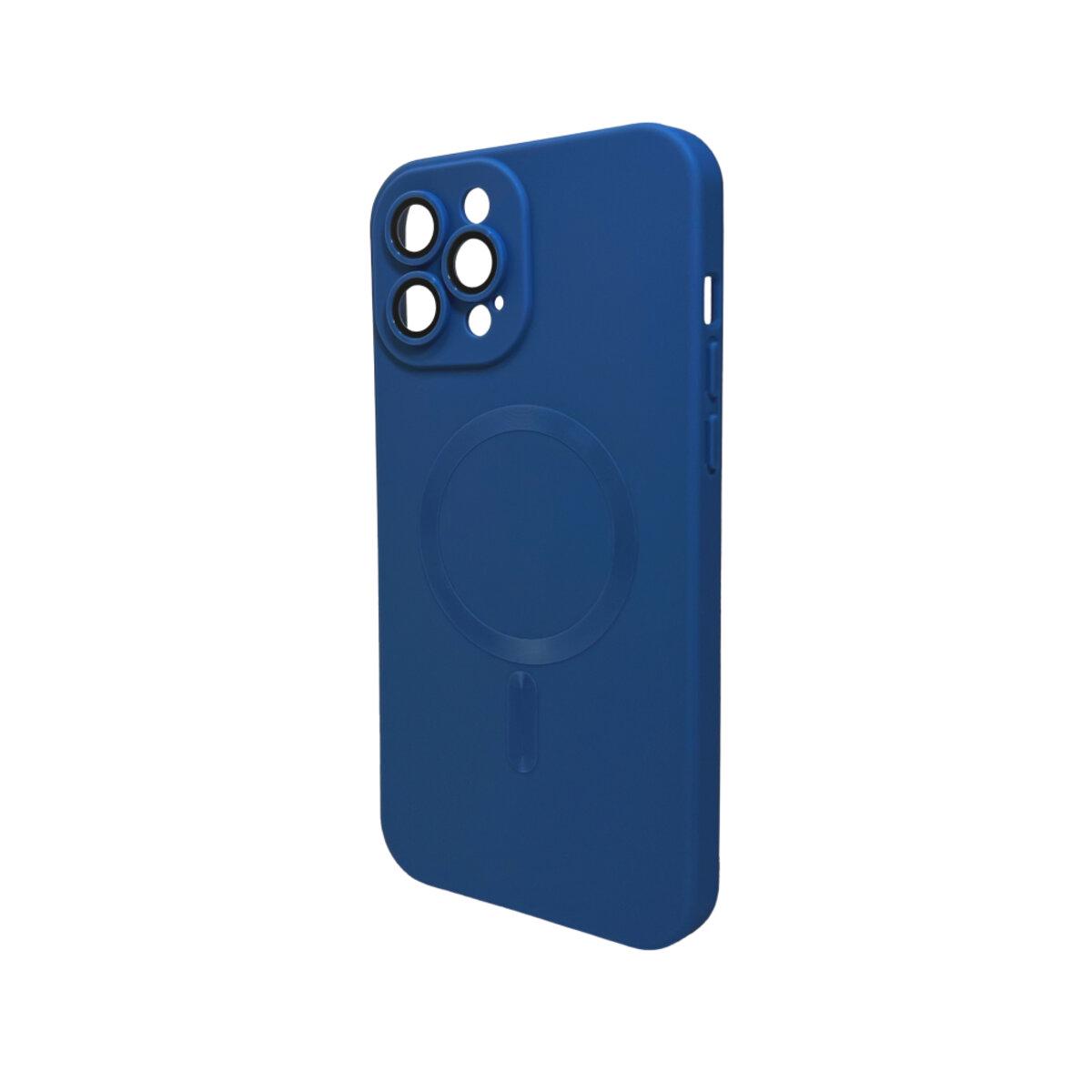 Противоударный чехол для Apple iPhone 12 Pro Max Cosmic Frame MagSafe Color / Navy Blue