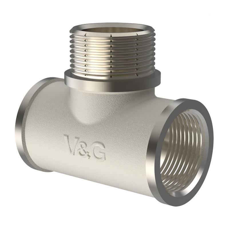 Тройник V&G VALOGIN 1/2" УЗО (SQ-1040238)