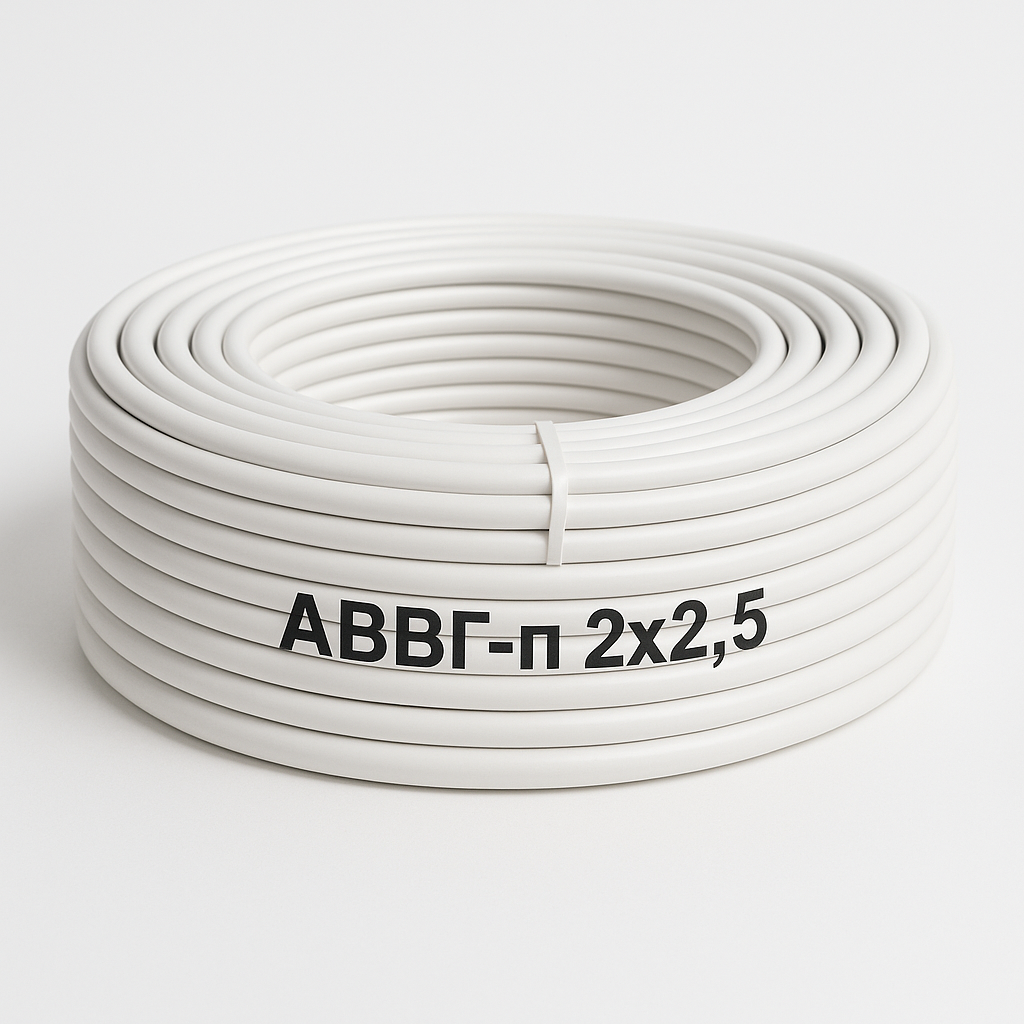 Кабель Интерэлектро АВВГ-П 2х2,5 алюминиевый монтажный - фото 2