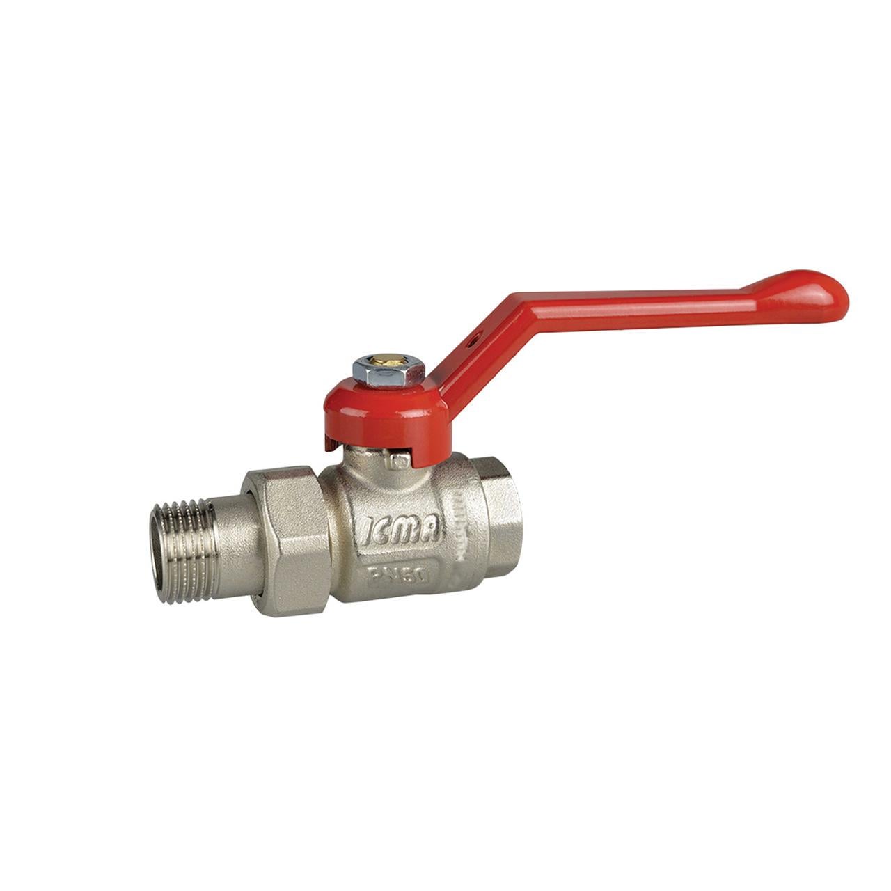 Кран шаровой американка ICMA 1 1/2 прямой (№347)