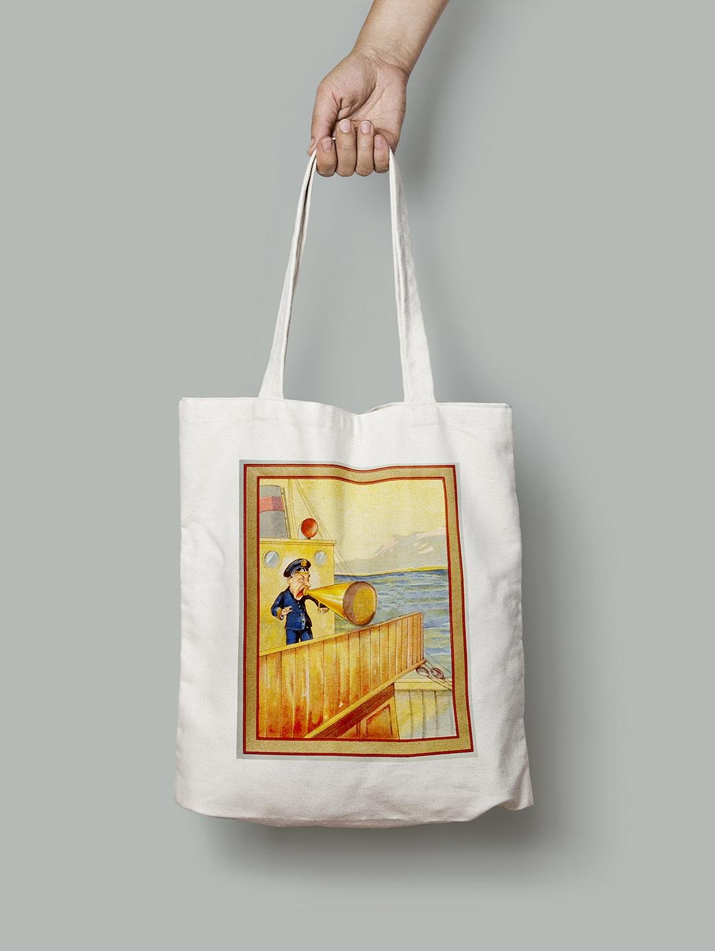 Еко-сумка Капітан кричить в рупор шопер (fa02071_Bag)