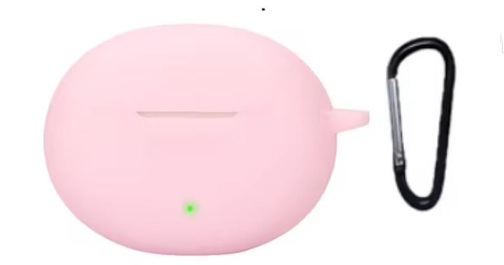 Чохол-накладка DK Silicone Candy Friendly з карабіном для Oppo Enco Air 4 Pro Pink