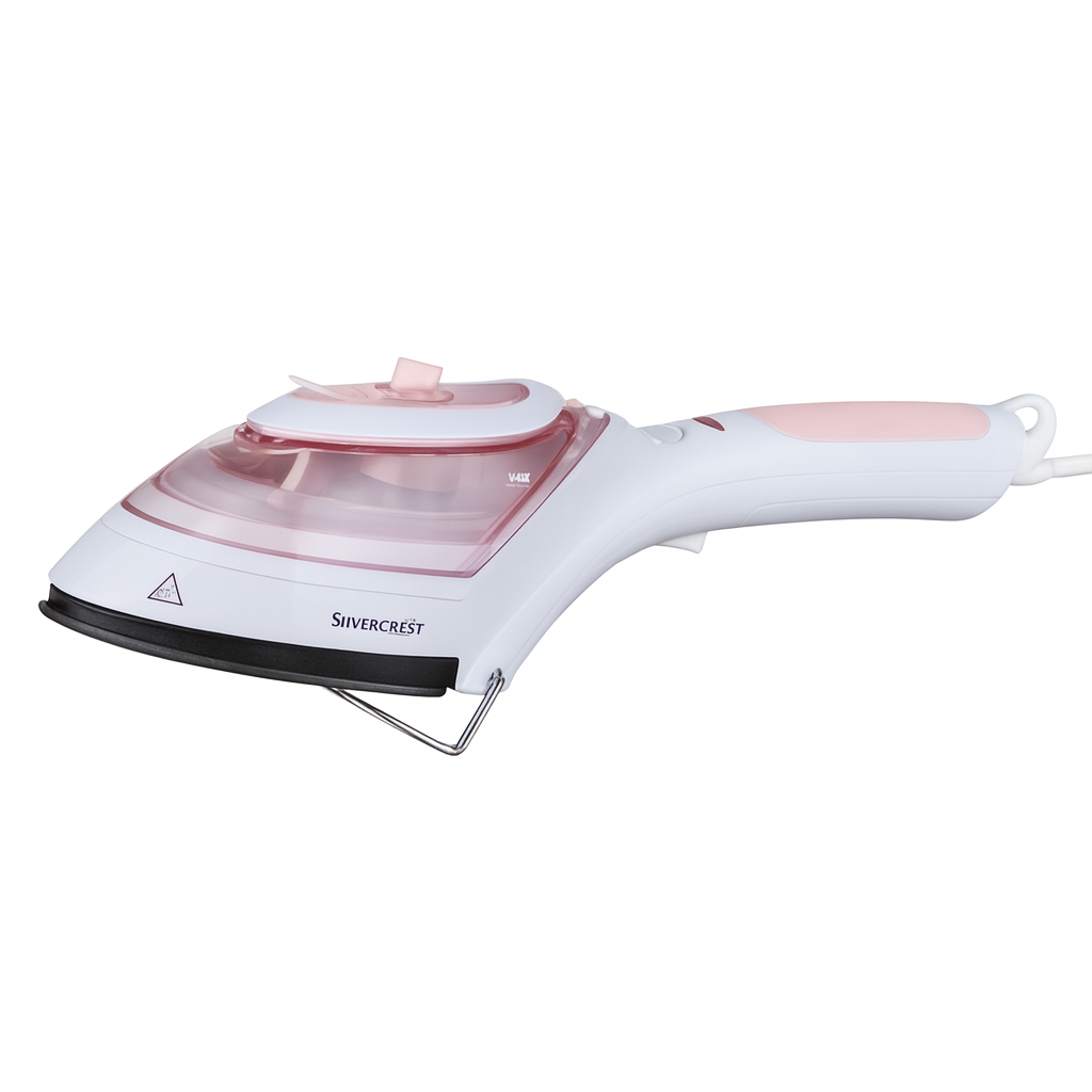 Утюг паровой со щеткой Silver Crest SDRB 1000 B1 Белый/Розовый (532957)
