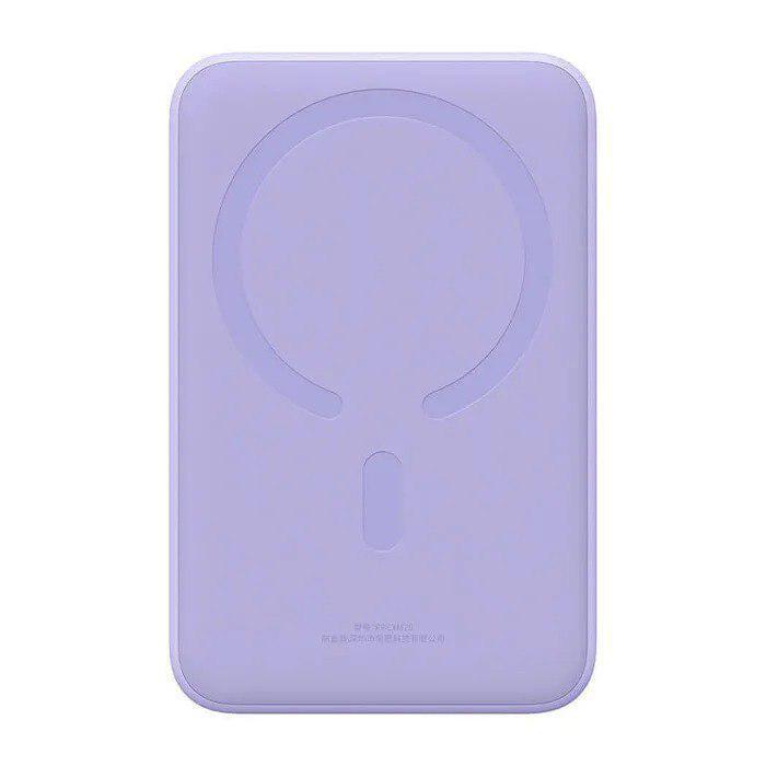 Повербанк BASEUS Magnetic Mini 20000mAh 20W с беспроводной зарядкой Qi 15W Purple (PPCX150005)