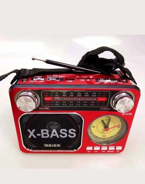 Радиоприемник аккумуляторный bluetooth M 35BT/9682/USB/SD FM/AM/SW