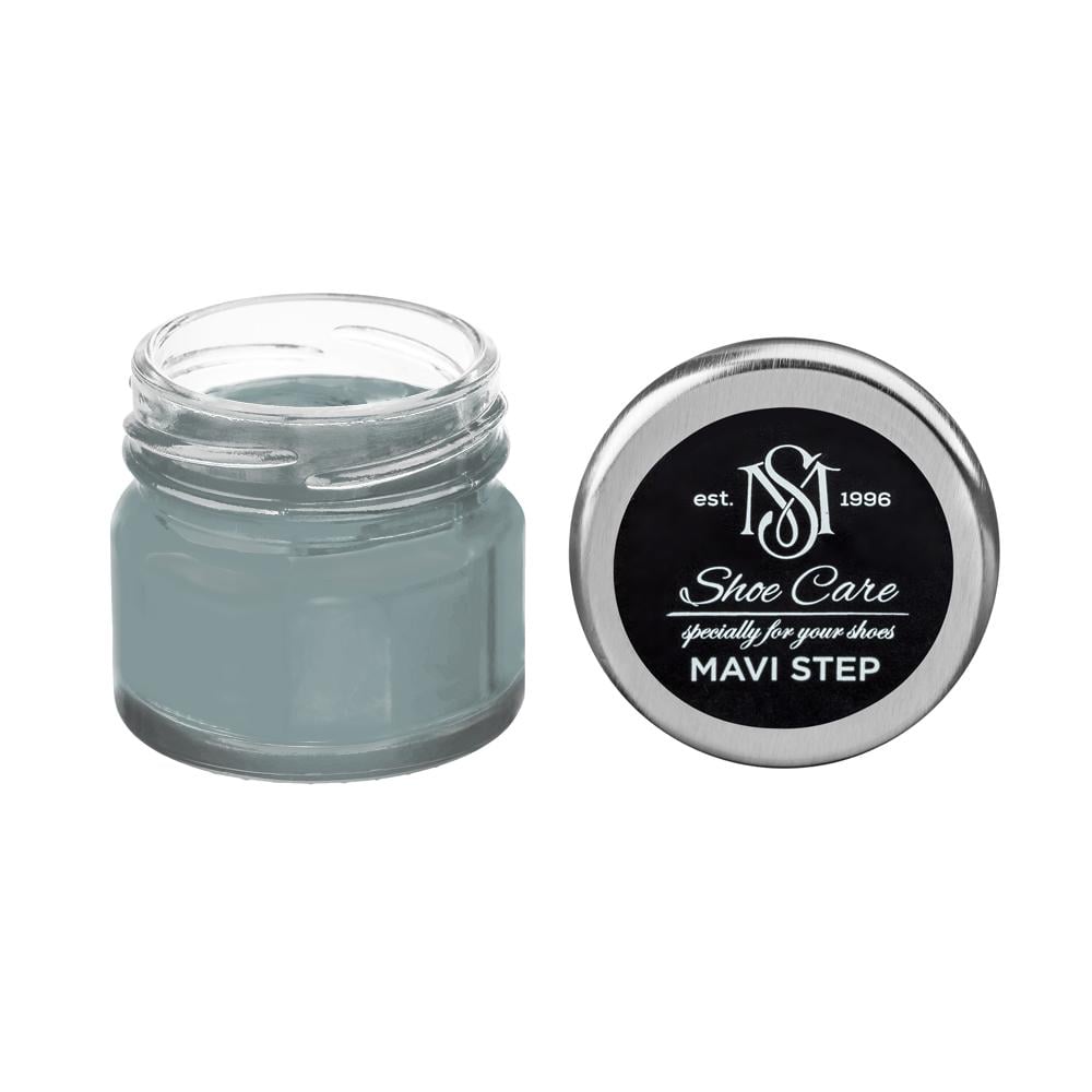 Крем для взуття зі шкірозамінника MAVI STEP Custom 25 мл Синьо-сірий (4010-B50G) - фото 1 Крем для взуття зі шкірозамінника MAVI STEP Custom 25 мл Синьо-сірий (4010-B50G) - фото 1
