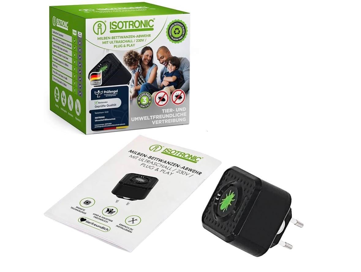Отпугиватель клещей ISOTRONIC ультразвуковой 230 В Отпугиватель клещей ISOTRONIC ультразвуковой 230 В