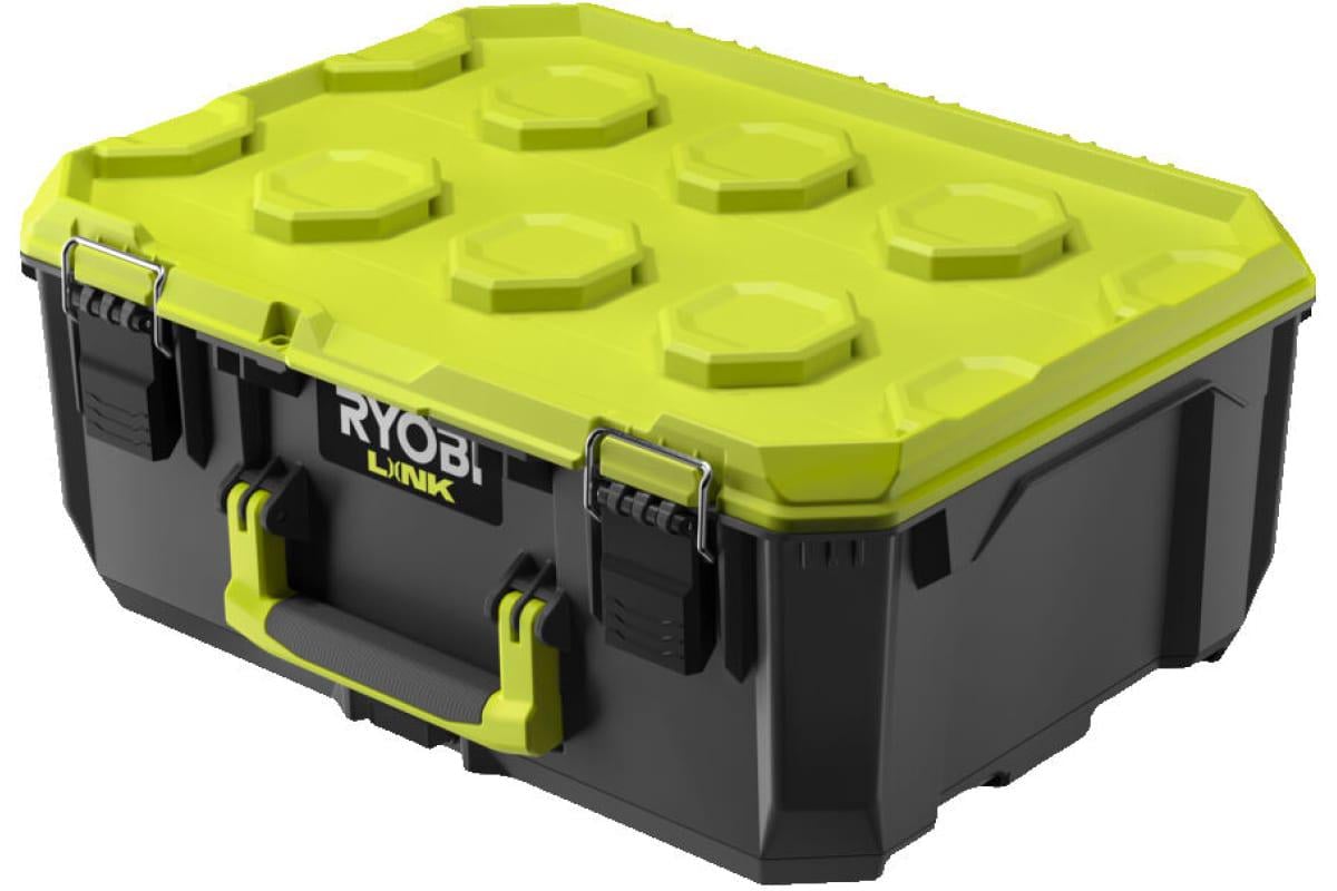 Ящик для инструмента модульный RYOBI Link RSL102 23,5х56х40,5 см Черный/Зеленый (5132006073)