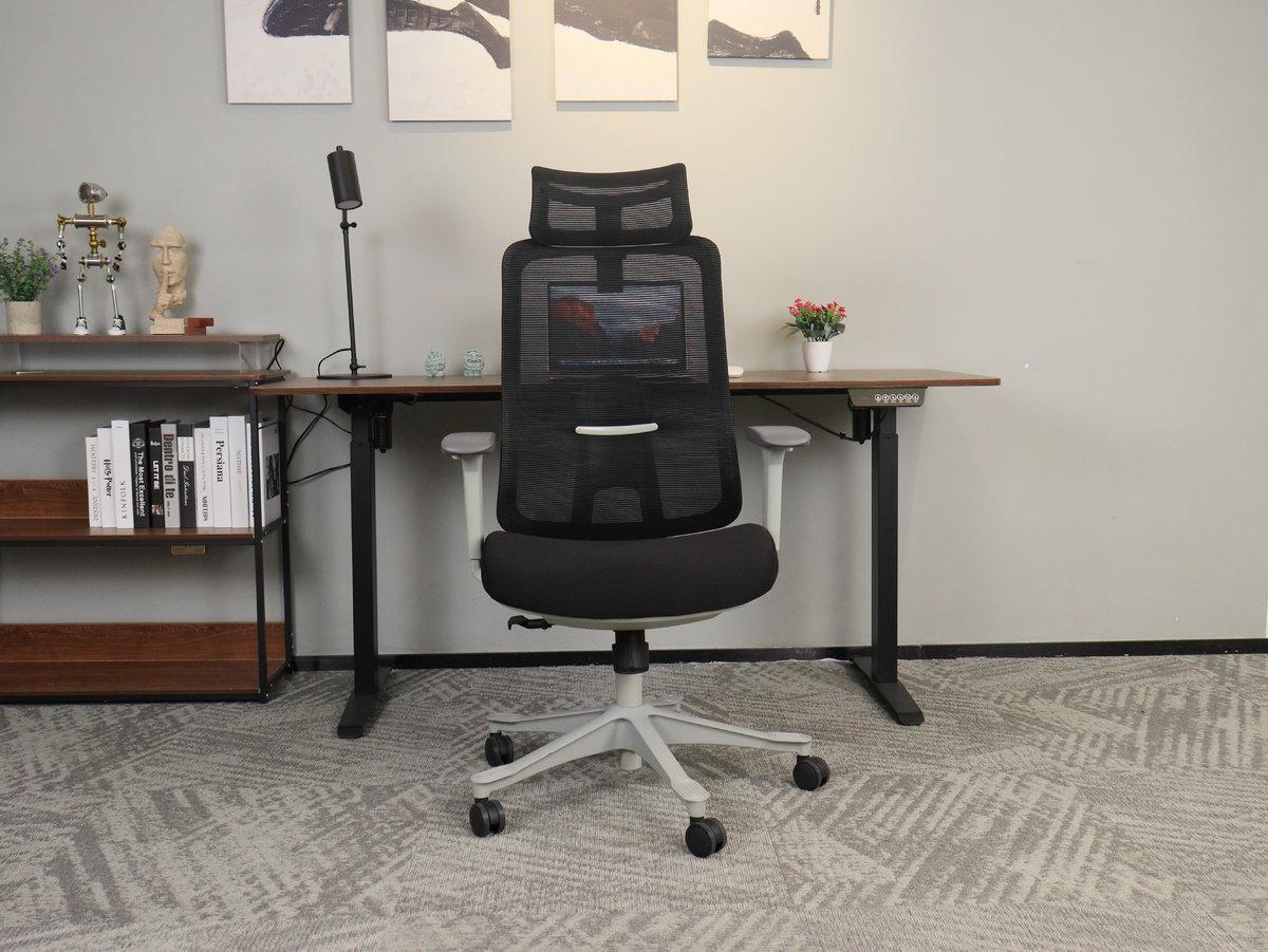 Офісне крісло поворотне LESTER Чорний/Сірий (LESTERBKFGR) Офісне крісло поворотне LESTER Чорний/Сірий (LESTERBKFGR)