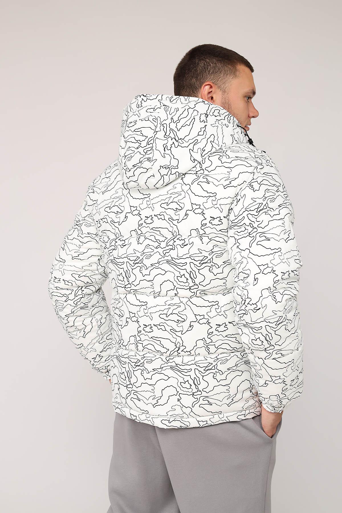 Куртка чоловіча двостороння ЦБ-00276131 р. 54 Білий (28422311) - фото 7