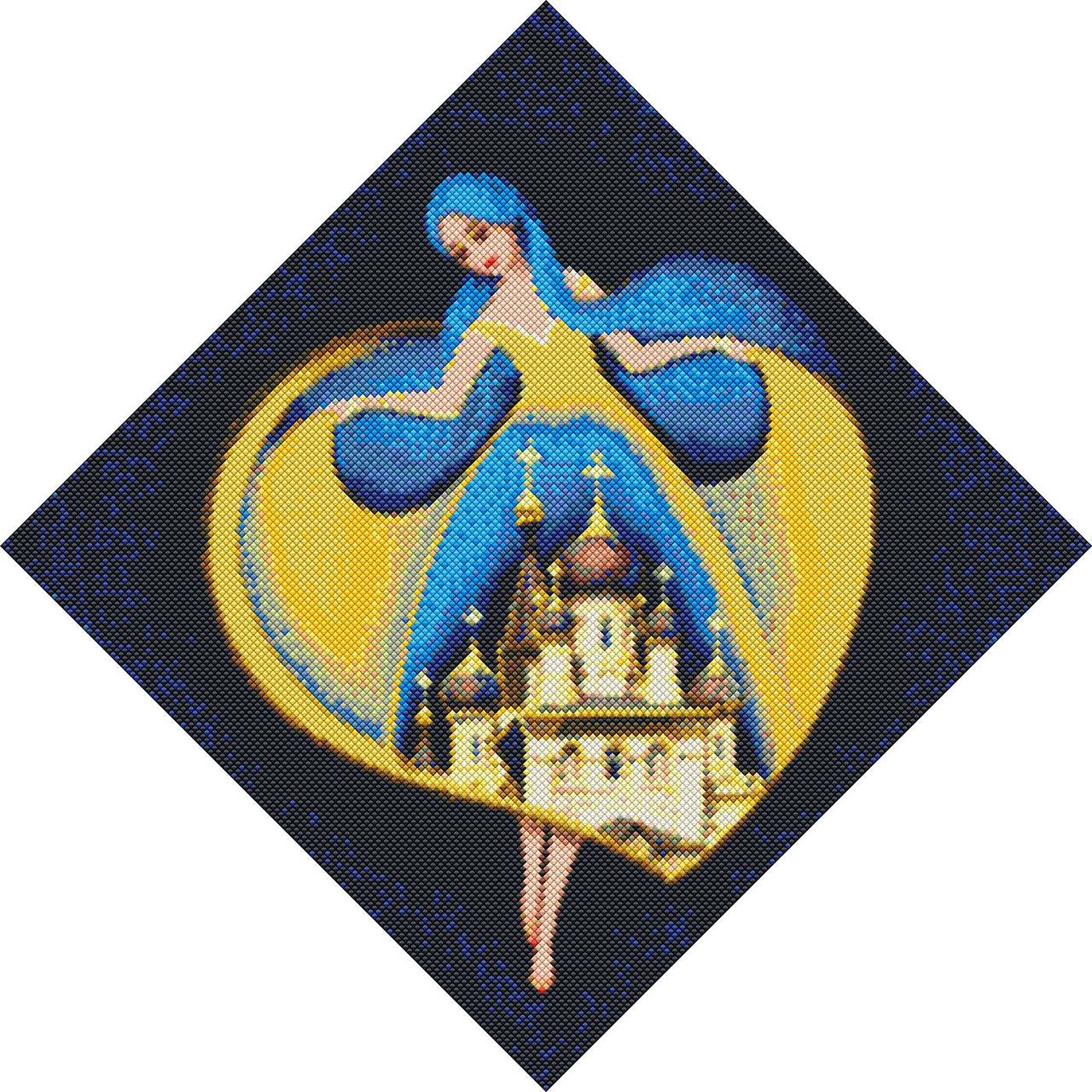 Мозаика алмазная/вышивка Берегиня Николаева 40x40 см (AMO7256)