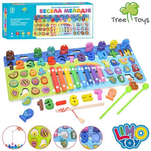 Дерев'яна іграшка багатофункціональна дошка (MD 0875) - фото 4 Дерев'яна іграшка багатофункціональна дошка (MD 0875) - фото 4