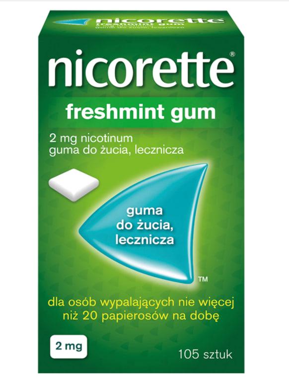 Жувальна гумка для куріння NICORETTE Freshmint 2 мг 105 шт. (4007)