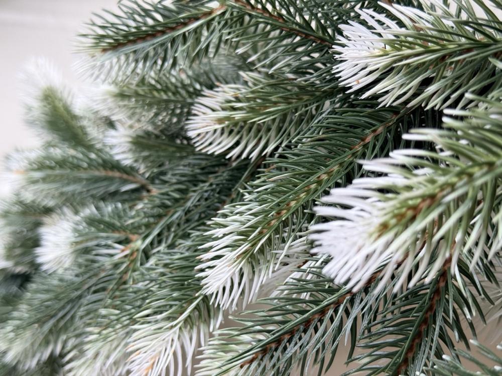 Гирлянда литая ПЛАСТМАКС 2,2 м Зеленый с белым (GR 4101/2) - фото 2