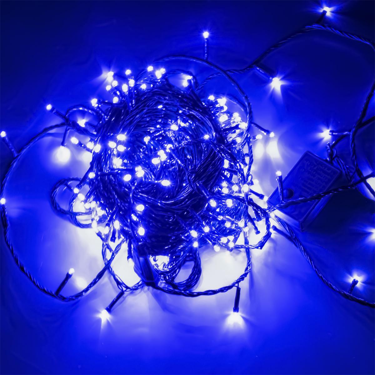 Новогодняя гирлянда СамеТо 300 Led 17 м Синий (1008951-Blue)