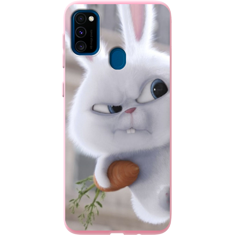 Чехол с рисунком Boxface Samsung M307 Galaxy M30s Rabbit Snowball Розовый силикон (38209-up1116-41819)