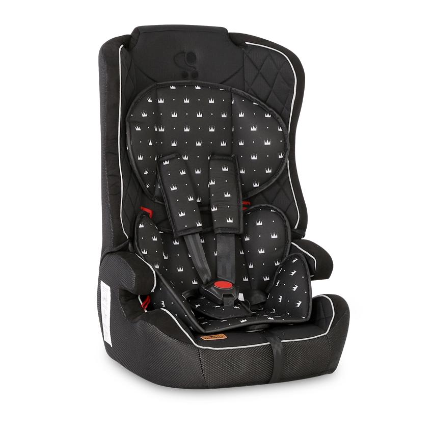 Автокресло Lorelli Explorer 9-36 кг Black Crowns (47530)