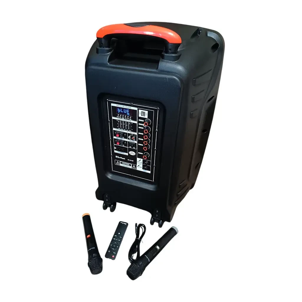 Портативна акустична система Su-Kam SU-615D з 2 мікрофонами (2789906046) - фото 3