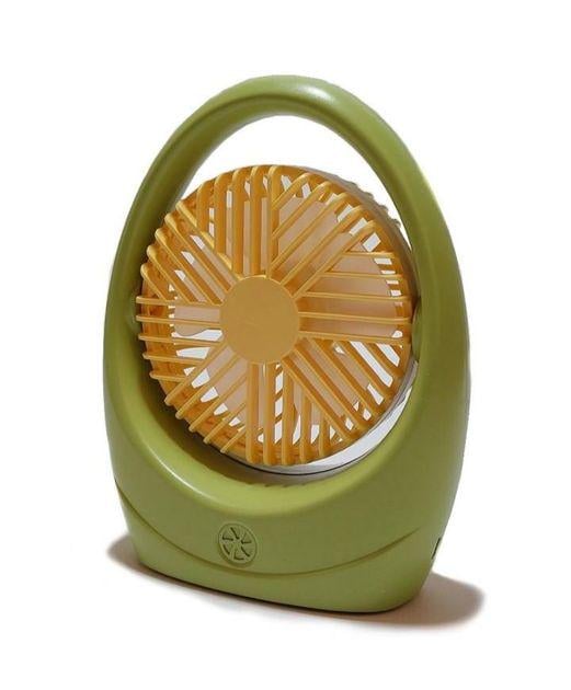 Вентилятор аккумуляторный настольный DianDi Fashion Fan SQ 2235 с USB-зарядкой Белый с серым (29711198)