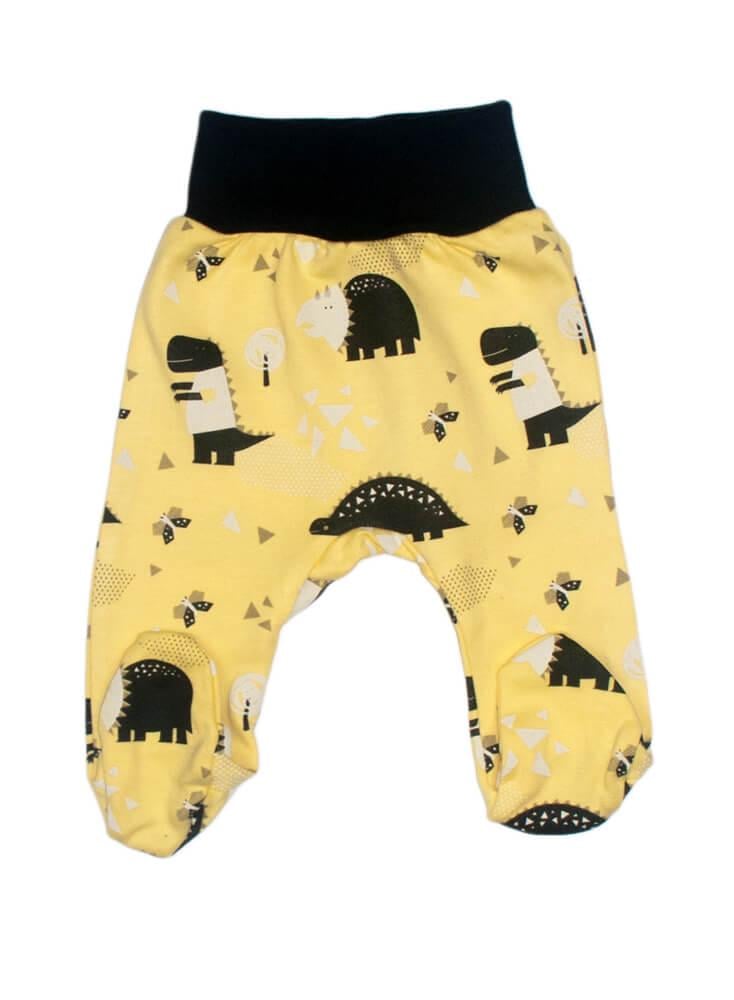 Ползунки детские Динозавры р. 56 Желтый (1121027-56) Ползунки детские Динозавры р. 56 Желтый (1121027-56)