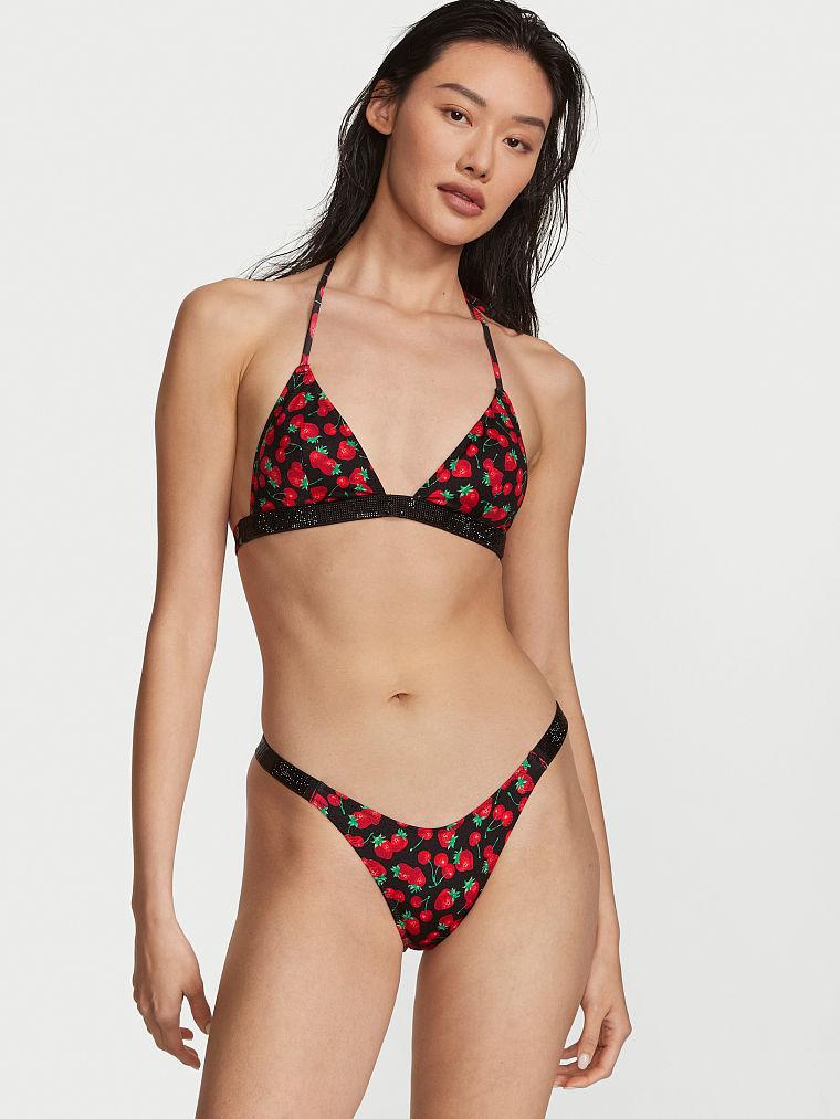 Купальник роздільний жіночий Victoria's Secret Shine Strap Triangle Bikini зі стразами S (2048825742)