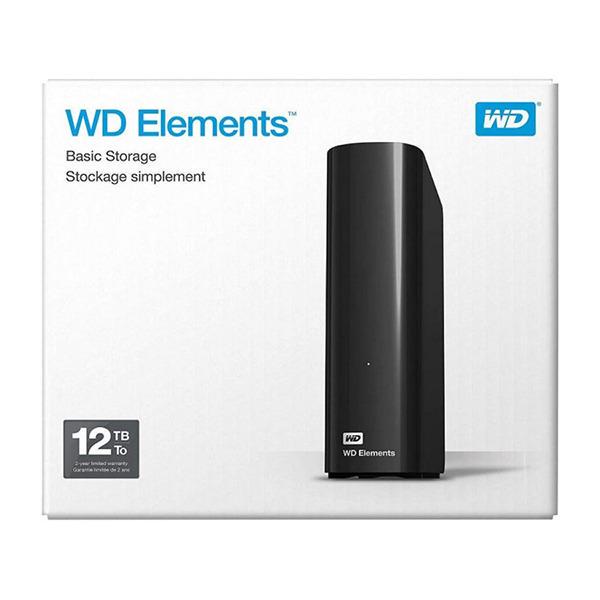 Жесткий диск внешний WD HDD 3,5" USB 12.0TB Elements Desktop Black (WDBWLG0120HBK-EESN) - фото 4