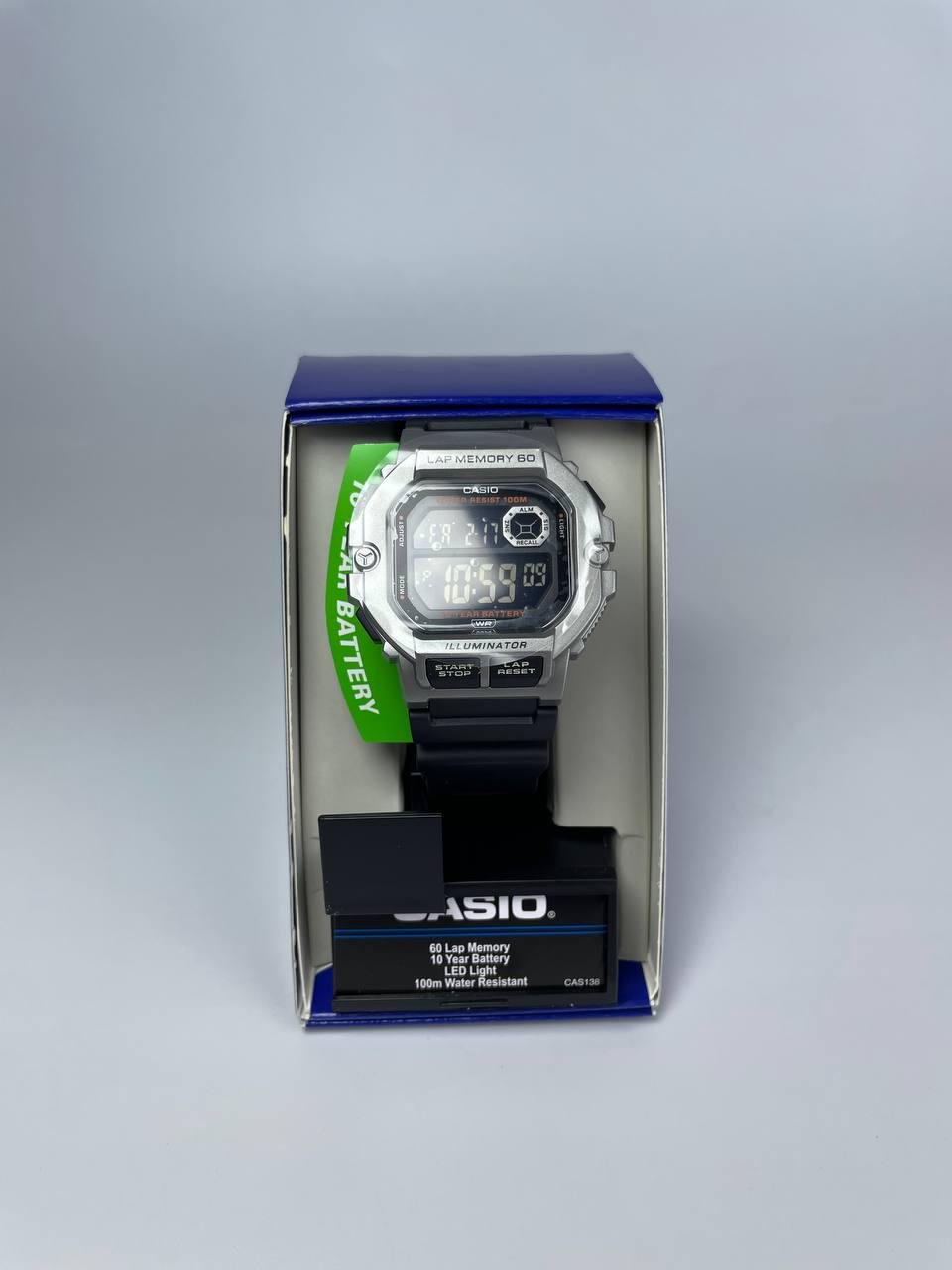 Наручний годинник Casio WS-1400H-1BVCF Black