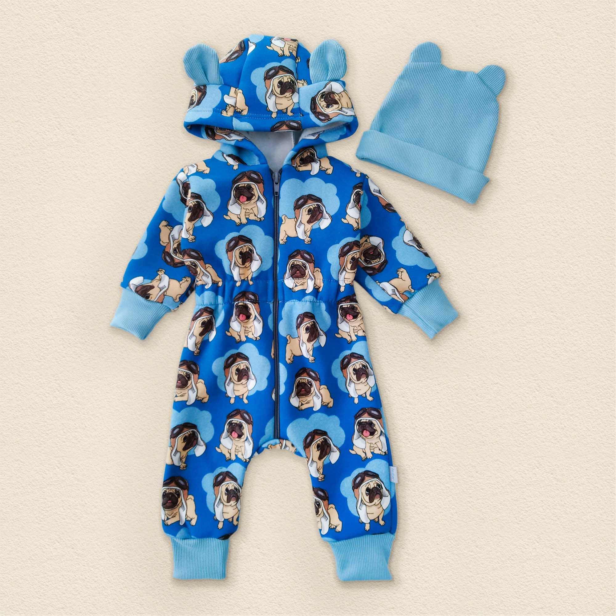 Комбинезон детский Dexter's Mops 2140 68 см Синий (d2140-37)