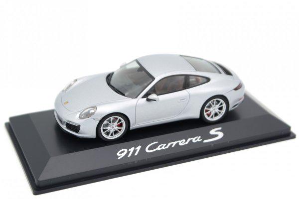 Модель автомобиля 1:43 Porsche 911 Carrera S Coupe 991 II Platinum Silver (WAP0201280G)