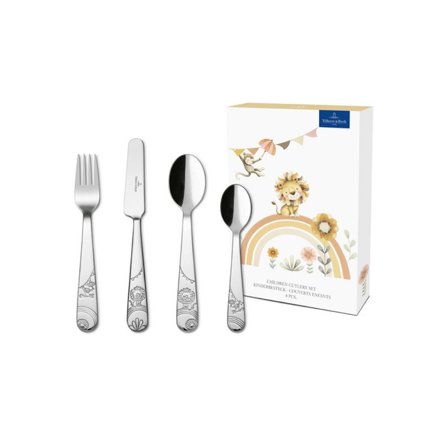 Набор столовых приборов детский Villeroy & Boch Roar like a Lion 4 предмета (28327299)