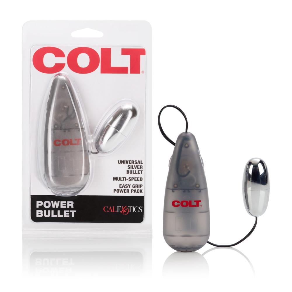 Виброшар с пультом COLT Multi-Speed Power Bullet Серебристый (CE13237)