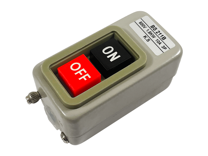 Пост кнопочный Lemanso LSW42 пуск/стоп 10A 1,5 кВт мах 500V IP65 (8677)