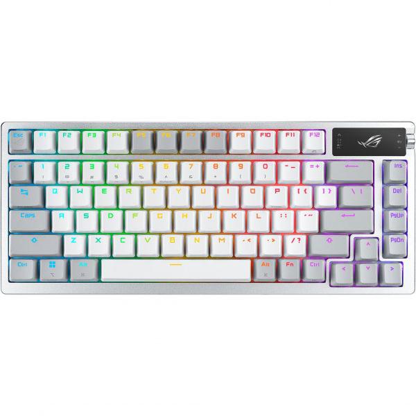 Клавиатура Asus ROG Azoth RGB WL BT White (90MP031A-BKUA11)