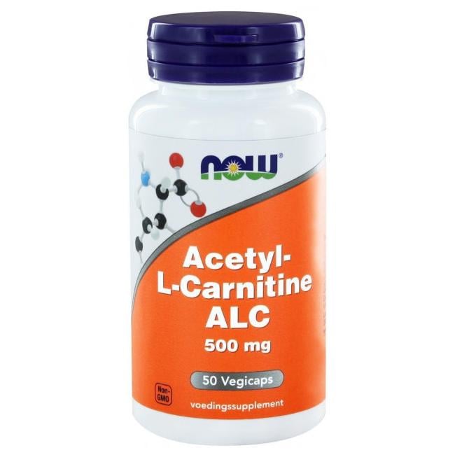 Ацетил L-карнитин NOW Acetyl-L-Carnitine 500 mg 50 caps