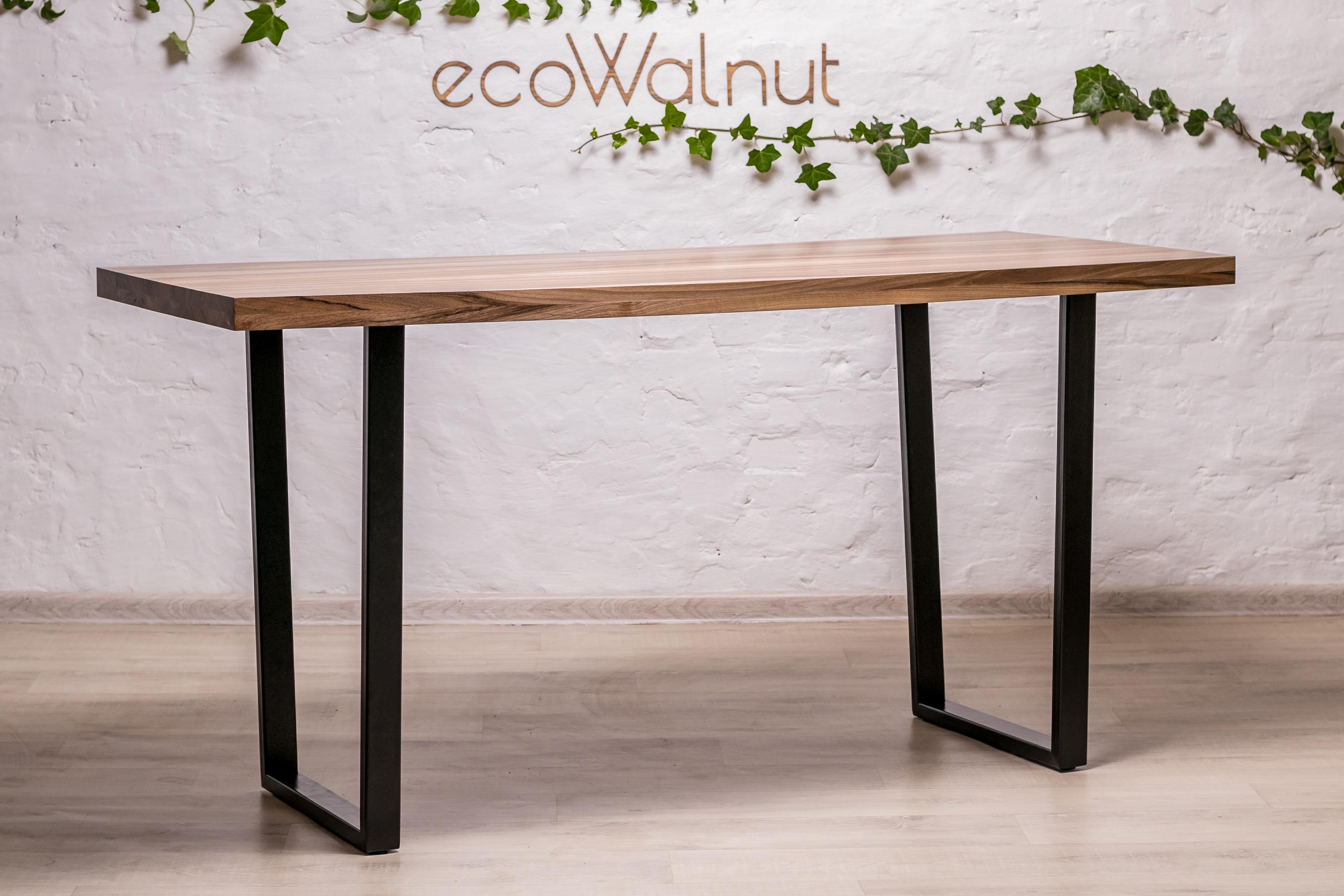 Стол EcoWalnut офисный письменный с прямоугольными краями L (Орех EF-2.4) - фото 3