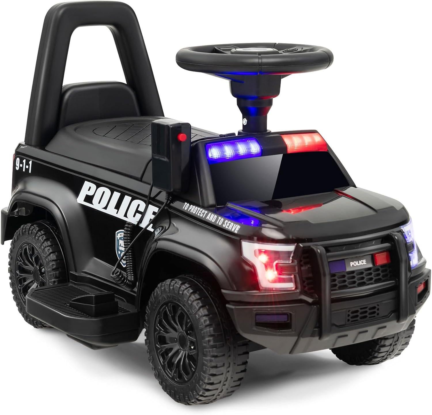 Дитячий електромобіль GOPLUS 6V поліцейський