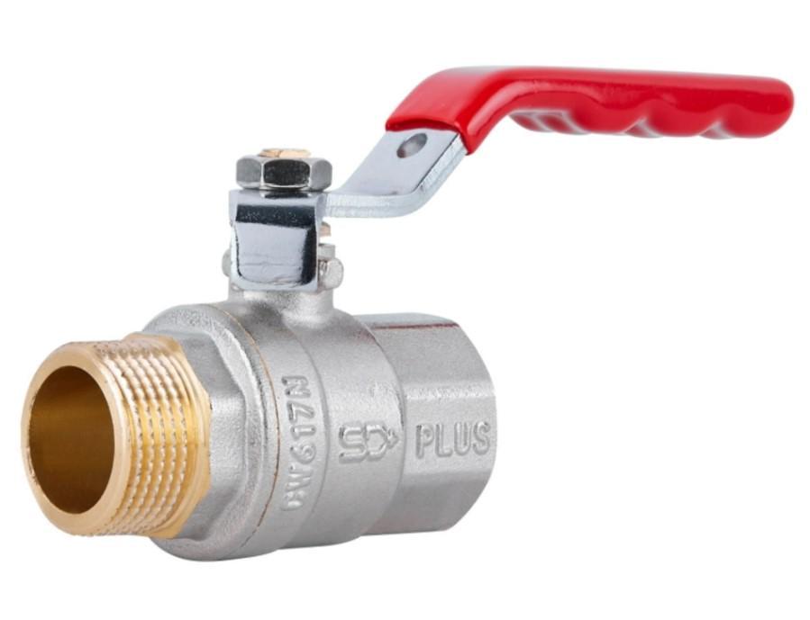 Кран шаровой Thermo Alliance Standart 3/4" ВН прямой PN40 рычаг (SD605NW20PN40)