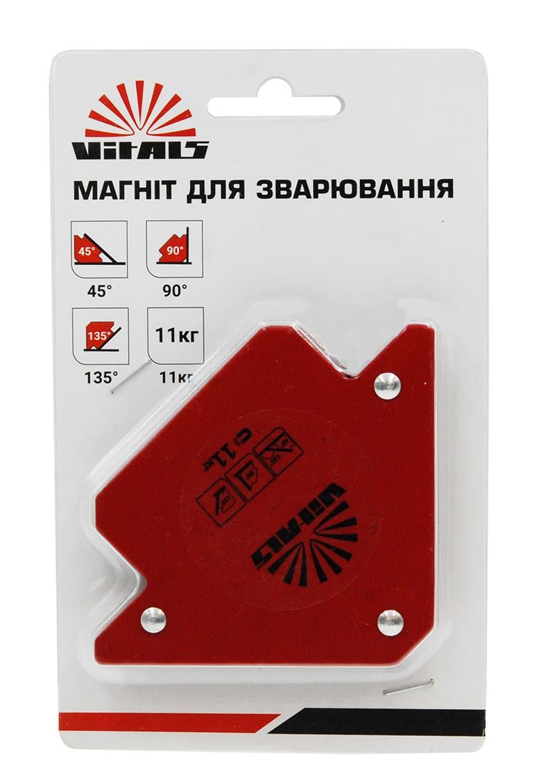 Уголок магнитный для сварки Vitals 11 кг 45°/90°/135°