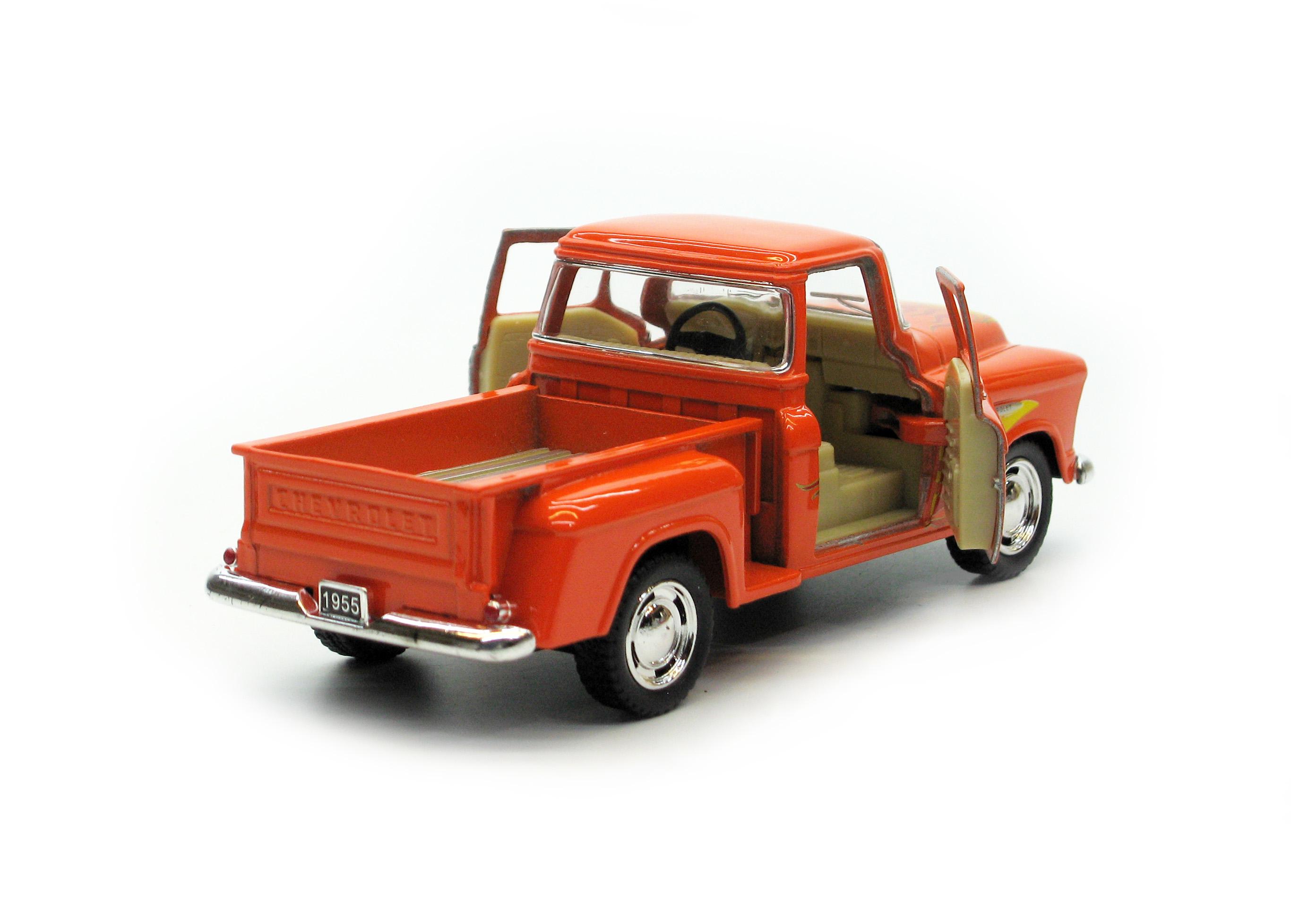 Машина металлическая KT5330F Chevy Stepside Pick-up with printing 1955 - фото 5 Машина металлическая KT5330F Chevy Stepside Pick-up with printing 1955 - фото 5